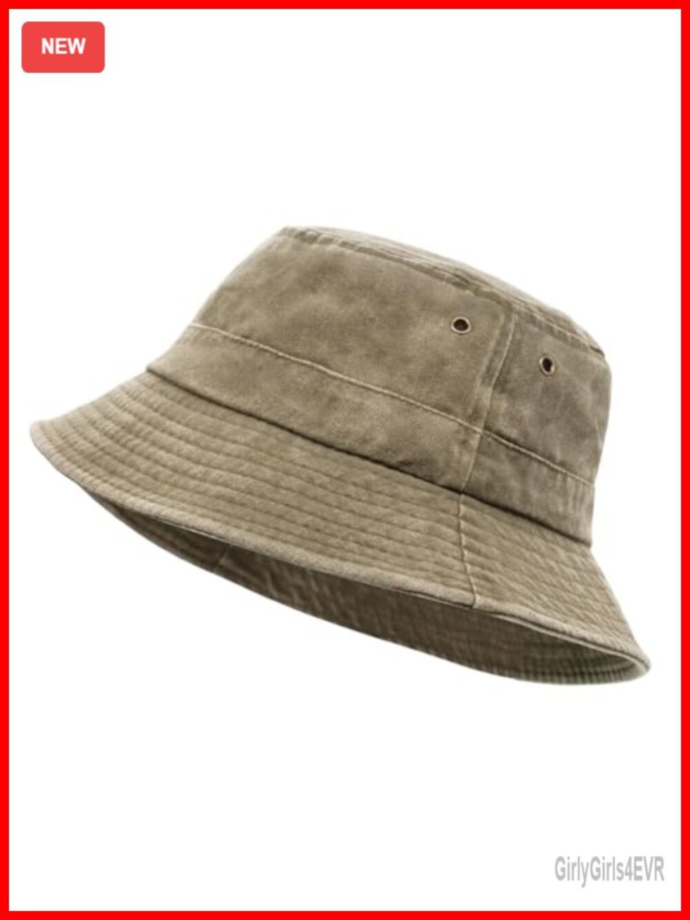 Cotton Bucket Hat Vintage Foldable Sun Protection Breathable Summer
